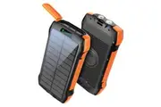 Choetech B657 20,000mAh Solar Power Bank With Wireless+USB-C+USB-A x 3 + LED Flashlight