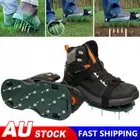 Lawn Grass Aerator Spiked Shoes Garden Care Two Bulk Strap Adjustable Sandals AU