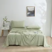 Dreamaker Micro Flannel Sheet Set - Sage