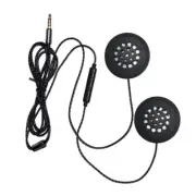 Versatile Motorcycle Helmet Interphone Speaker for Smartphones and Tablets