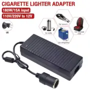 110V AC to DC 12V 15A Car Power Adapter Converter Cigarette Lighter Socket 180W
