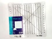 NOS June Tailor Shape Cut JT-796 Fabric Strip Cutting Guide Ruler Stencil