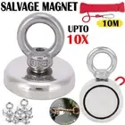 Salvage Magnet Recovery Neodymium Strong Magnetic Hook Fishing Treasure Hunting