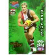 2010 Select AFL Champions Revelation Green Gem Card RG26: Clinton Jones St.Kilda