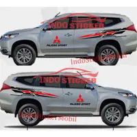 在飛比找蝦皮購物優惠-MITSUBISHI 帕杰羅汽車貼紙貼紙三菱帕杰羅運動側車身