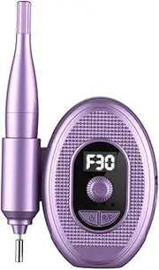 Vaguelly 1Set Electric Nail Drill File Portable Nail Polisher for Manicure Pedicure Safe Easy to Use Low Noise for Home Salon Beauty Schools