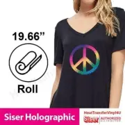 Siser Holographic Iron-On Vinyl for T-Shirts 20"x 1 Yard (Roll): Shimmer & Shine