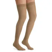 Jobst UltraSheer Thigh High, S.Lace Band, CT, 20-30mmHg (Size: XL) Sun Bronze