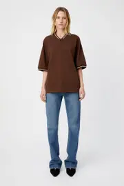 Porto Monogram Top in Bitter Chocolate - CAMILLA AND MARC® C&M