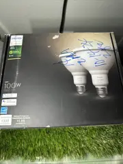 PHILIPS HUE 476820 OUTDOOR PAR38 LED 120W EQUIV DIMM SMART FLOOD LIGHT BULB NEW