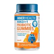 Inner Health Kids 3-in-1 Probiotic Gummies | 50 Gummies