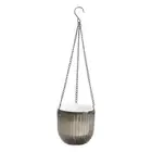 Gray Breathable Plant Container Hanging Ornament Planter Plant Pot Craft