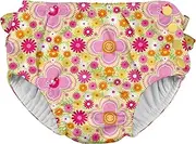 i play. Mix & Match Ruffle Snap Reusable Absorbent Swimsuit Diaper-Yellow Fiesta Floral 3T (2-3yrs)