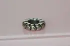 NIB PANDORA ROW OF HEARTS SPACER CHARM RETIRED 790204 BOX BAGTAG BEWARE FAKES!