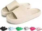 [YAQUEKOU] Bathing Shoes Boys Girls Original Slippers Bathing Slippers Cloudyzz Slippers Cloud Slippers Unisex Children's Home Slippers Non-Slip Mules Summer Garden Flip Flops, 01h, 30/31 EU