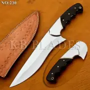 13.0" kb.blades Custom Handmade 1095 Carbon Steel Fixed Blade Full Tang Knife