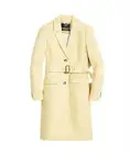 J Crew Nwt Ladyday Belted Coat Soft Yellow 8