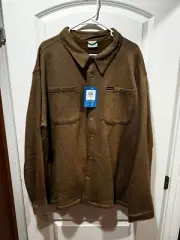 Columbia Men's Great Hart Mountain Shirt Jacket - Brown - 2XL