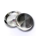 Round Stainless Steel Cake Tray Non Magnetic Flat Plate Rust Resistant