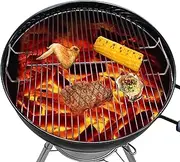 Grill Grate, Stainless Steel Wire Mesh, Multi Purpose Barbecue Accessory, 44.5cm, 17.52 Inches, Sturdy Cooking for BBQ Camping Outdoor Backyard Garden Picnic Use