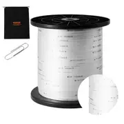 Polyester Pull Tape, 1.3 cm x 961 m Mule Tape Flat Rope, 567 kgf Tensile Capacity, Printed Webbing Cable Pulling Tape for Packaging, Gardening, Commercial Electrical, Conduit Work,