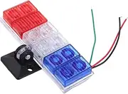 CHILDWEET Motorcycle Tail Light Flashing Lights LED Emergency Lights for Vehicles Traffic Light Strobe Light Abs