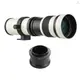 相機 MF 超長焦變焦鏡頭 F/8.3-16 420-800mm T 卡口,帶 NEX 卡口轉接環通用 1/4 螺紋更換