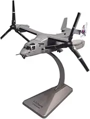 Replica Pre-Build Aircraf 1:144 for Aircraft Die-cast Metal Model V22 Fish Hawk Transport Helicopter Alloy Military Display Model Souvenir Collection Gift Collection Gift Display