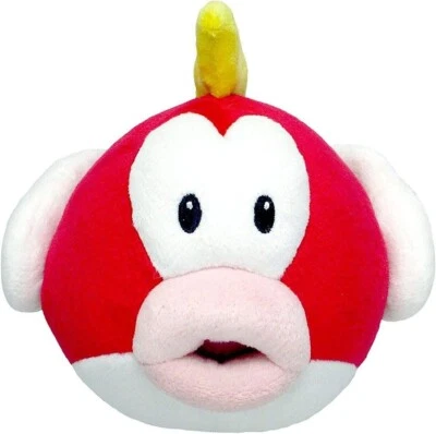 GENUINE Super Mario Bros Cheep All Star Stuffed Plush 5" Little Buddy 1595