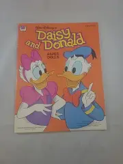 Vintage Daisy & Donald Duck Paper Dolls Uncut Walt Disney Whitman Book