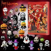 Halloween Doll Advent Calendar 2024 Contains 24 Gifts, Halloween Horror Figures Advent Calendar With Surprise Toys