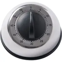 在飛比找樂天市場購物網優惠-《EXCELSA》圓形發條計時器(銀) | 廚房計時器