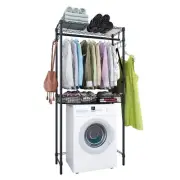 New-Washer and Dryer Storage ShelfClothes Drying Rack2 Tier Adjustable
