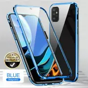 For Samsung S23 S22 S21 Ultra S20FE S10 S9 Magnet Double-Sided Glass Case Cover