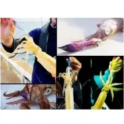 Luminous Umbrella Hook Squid Baits Fishing Octopus Cuttlefish Hook Baits