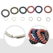 Functional Wristband Keychain Remove Key for RING to Use as Hair Tie or