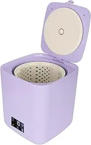 Portable Washing Machine, 7L Large Capacity Fully Automatic Small Washing Machine with Spin Dryer, One Click Start LCD Touch Screen Mini Washer for Dormitory Family Apartment RV