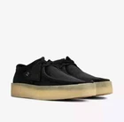 Men's Shoes Clarks Originals WALLABEE CUP (Black Suede) Size 11.5