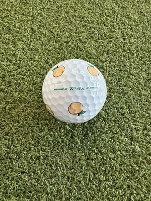 TaylorMade TP5x Pix Peach Season Opener Masters One Sleeve 3 Golf Balls Peaches