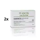 Lot of 2 Acne Solution Facial Skin Drying Soap Antiseptic Antibacterial 90g NIB