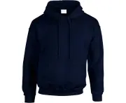 Hoodie Heavy Blend Blank Plain Basic Hooded Sweat Sweatshirt Sweater Men - Navy Blue