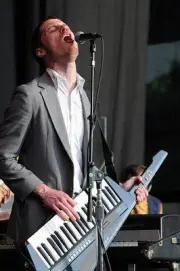 Vocalist Keyboardist Paul Meany of Mute Math performs 2008 Downloa- Old Photo 2