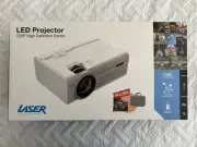 Brand New LASER LED Projector 720P High Definition with Screen and Carry Case