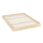 Bed Frame Double Size Floating Wooden Mattress Base Platform Timber