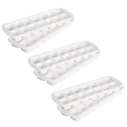 3x 2pc Cuisena 14 Plastic Ice Cube Tray Maker Freezer Mould Container Set White
