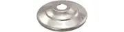 B&P Lamp® Solid Brass Vase Caps, Nickel Plated