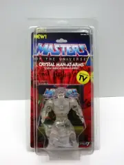 MOTU,CRYSTAL MAN-AT-ARMS,AS SEEN ON TV,MASTERS OF UNIVERSE,Sealed,MOC,SUPER 7