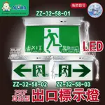 阿囉哈03賣場_ZZ-32-58_LED單面出口標示燈-290F耳掛型-C級2:1