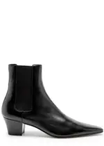 Saint Laurent Rainer 55 Leather Chelsea Boots - Black - 41 (IT41 / UK7) 41 (IT41 / UK7)