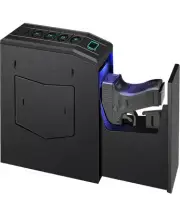 Hidden Gun Safe for Pistols Biometric Fingerprint Smart Slider Handgun Safe f...